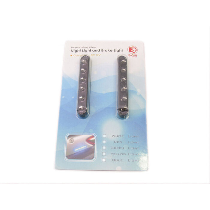 Edge Lamp led set plak wit/ 6 leds