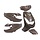 Edge Plaatset - Peugeot Vivacity - Tot 2008 - 6 delig - Audi Bruin metallic