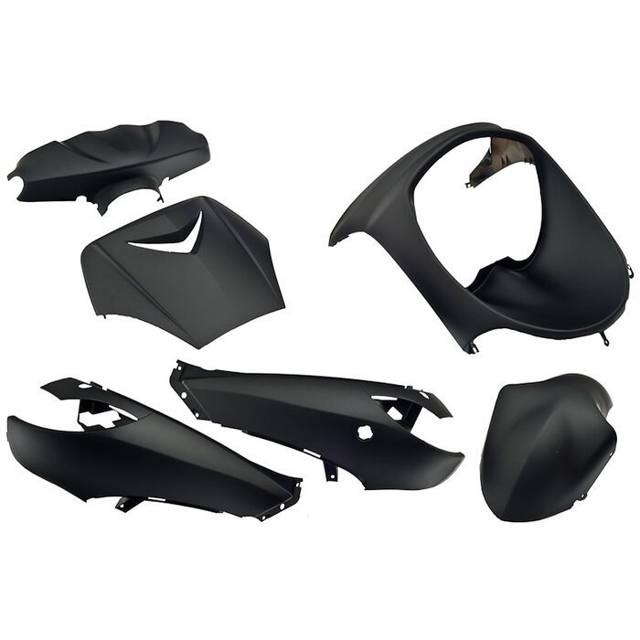 Edge Plaatset Peugeot vivacity tot bj. 2008 6 delig mat zwart