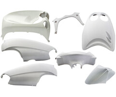 Edge Plaatset Yamaha Neo's van bj. 2002 tot 2008 digitale cockpit 7 delig wit glans