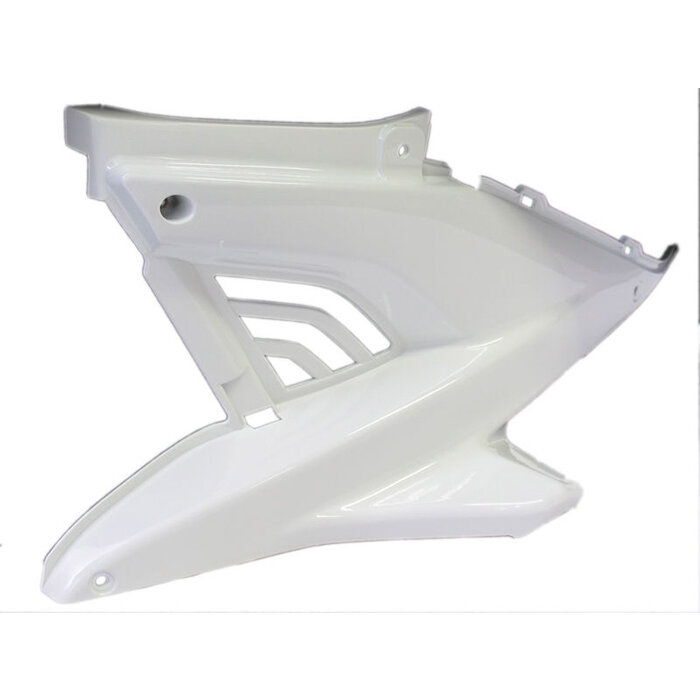 Edge Edgde Motorscherm Z kap links Yamaha aerox tot bj. 2014 wit glans