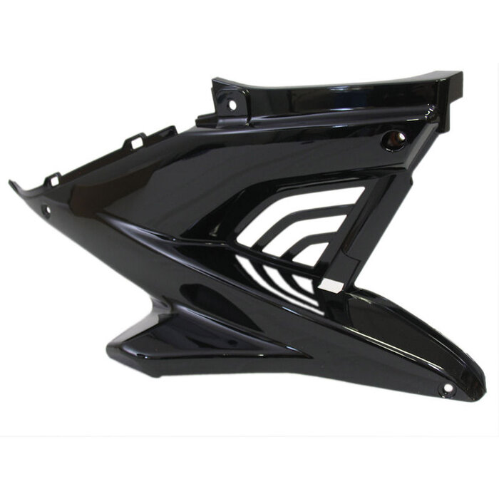 Edge Motorscherm Z kap rechts Yamaha aerox tot bj. 2014 zwart metallic