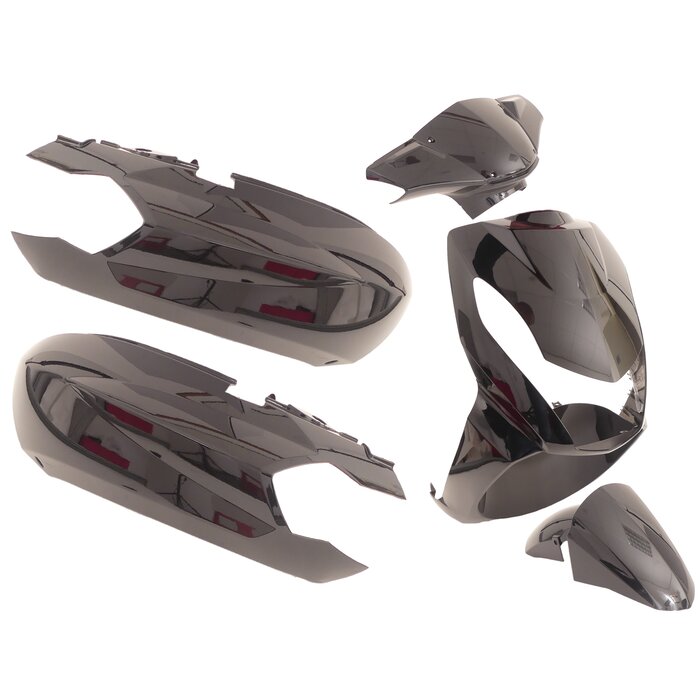 Edge Plaatset Peugeot Kisbee 2T/4T 6-delig - Zwart