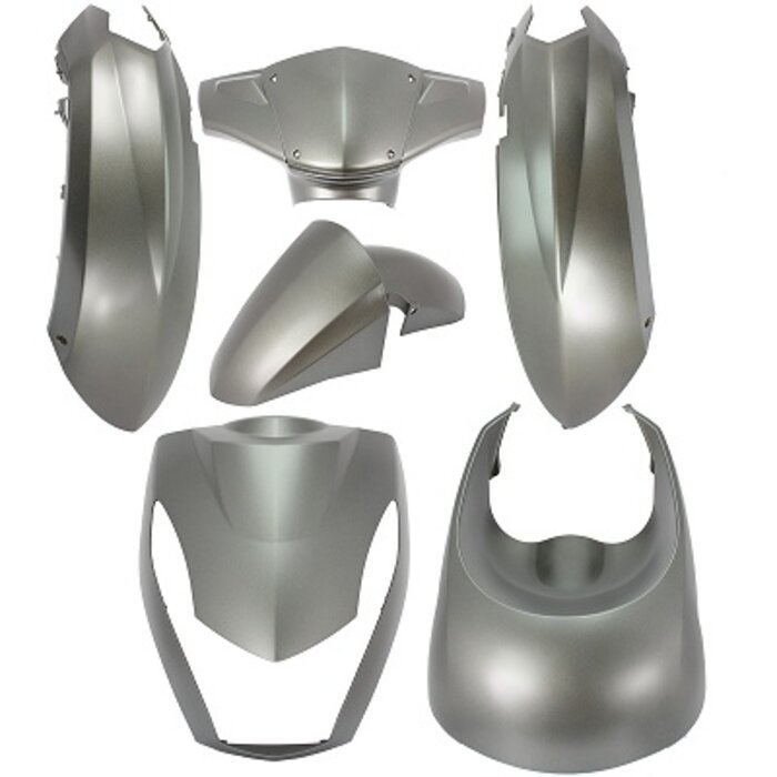 Edge Plaatset Peugeot Kisbee 2T/4T 6-delig - Mat Grijs