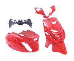 Edge Plaatset Piaggio zip SP model vanaf bj. 2000 5 delig rood glans