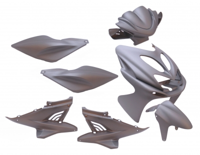 Edge Plaatset Yamaha aerox tot bj. 2014 9 delig mat grijs