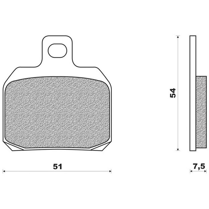 New Fren Newfren Remblokset - FD0256 - Aprilia RS-50 - Voor 2007