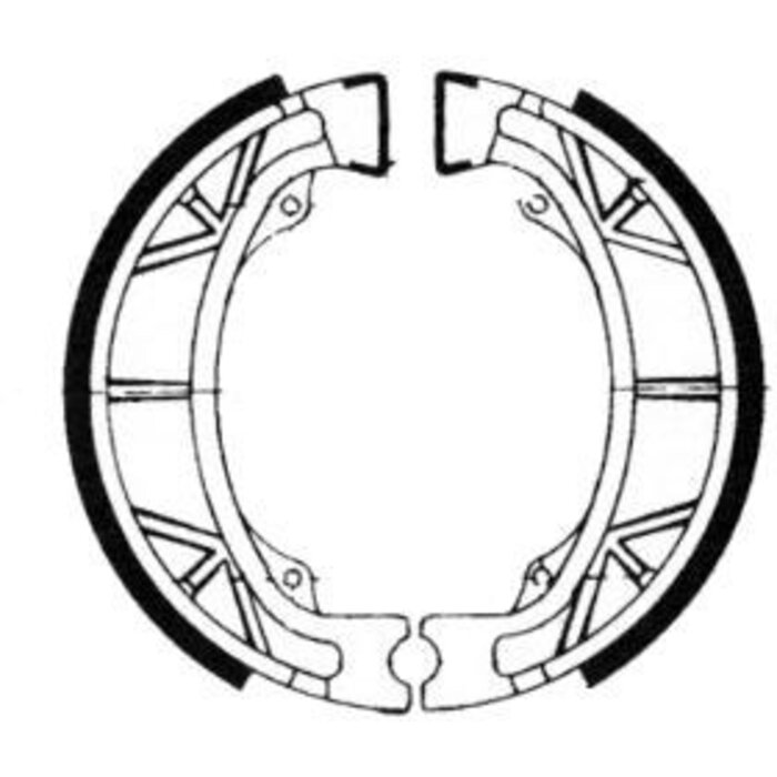 Remsegmentset Newfren GF1043 Honda/Peugeot -scooter