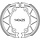 Remsegmentet Newfren GF0268 Piaggio Runner, Hexagon-125/180