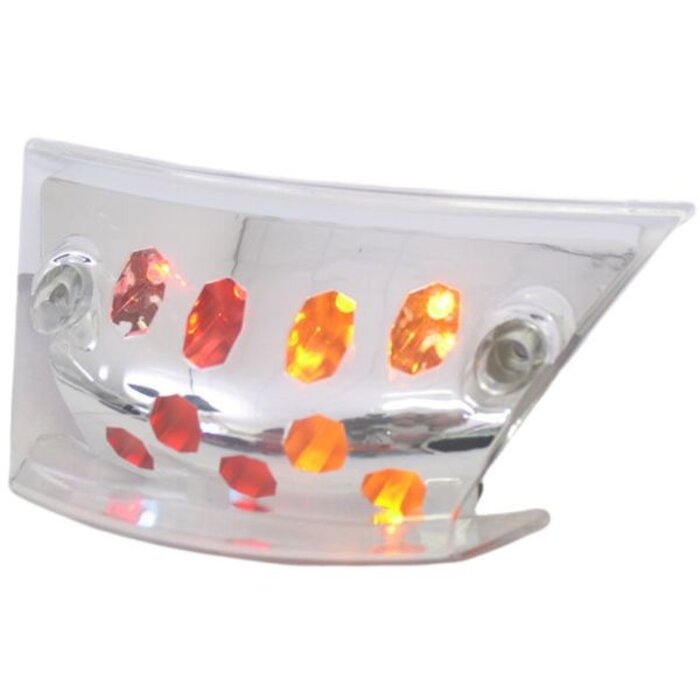 Edge Achterlicht 'Led' + richtingaanwijzer Edge Piaggio Zip 2000 - met helder glas