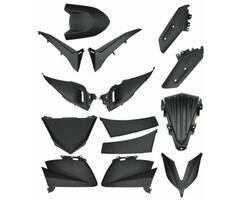 Merkloos Plaatwerkset (vanaf 2014) zwart mat 14-delig t-max530