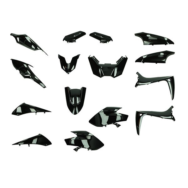 plaatwerkset yamaha t-max560 zwart glans 15-delig