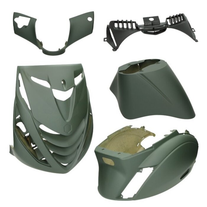 DMP DMP Plaatwerkset - SP EVO-1 - Groen leger mat - 5-delig- Zip2000