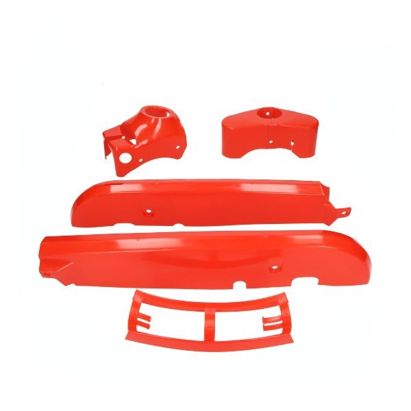 ART plaatwerkset plastic kreidler rood 4-delig