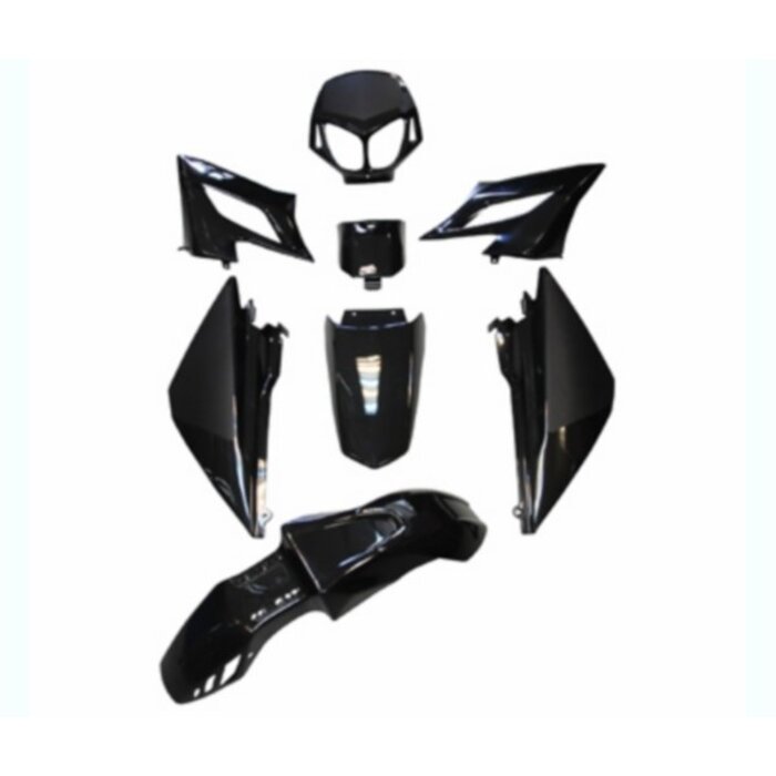 DMP DMP Plaatwerkset - Derbi - Zwart - 8-delig - Senda drd pro