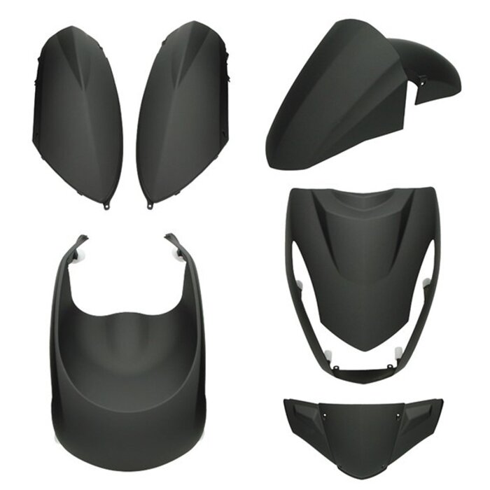 DMP DMP Plaatwerkset - 4T - Kisbee - Zwart mat - 6-delig