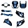 DMP Plaatwerkset - Fiddle 2 - Blauw donker - 8-delig