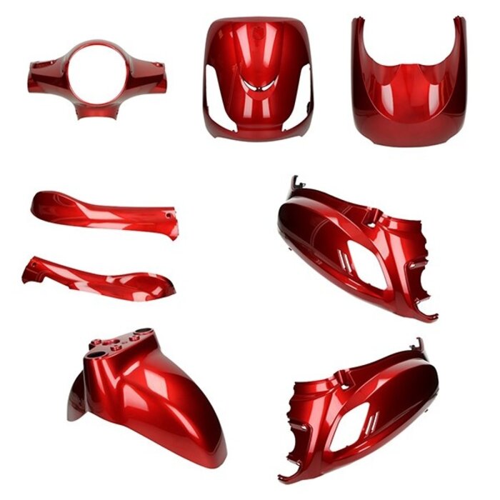 DMP DMP Plaatwerkset - Fiddle 2 - Rood bordeaux - 8-delig