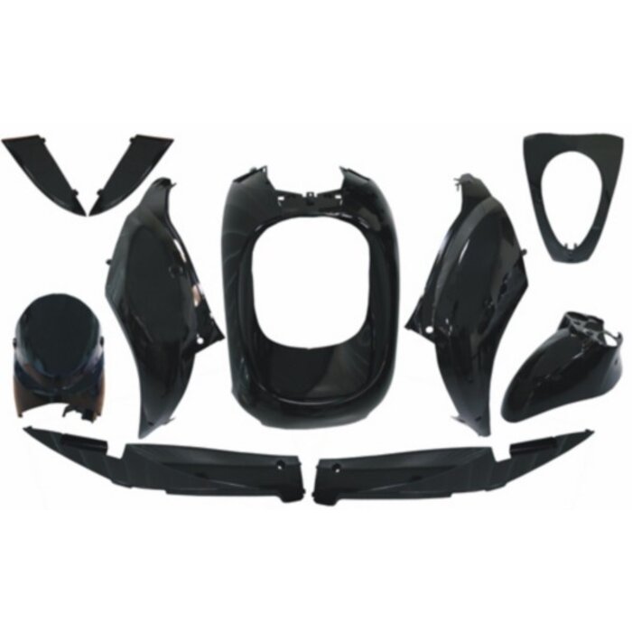 DMP DMP Plaatwerkset - MIO - Zwart/zwart - 10-delig