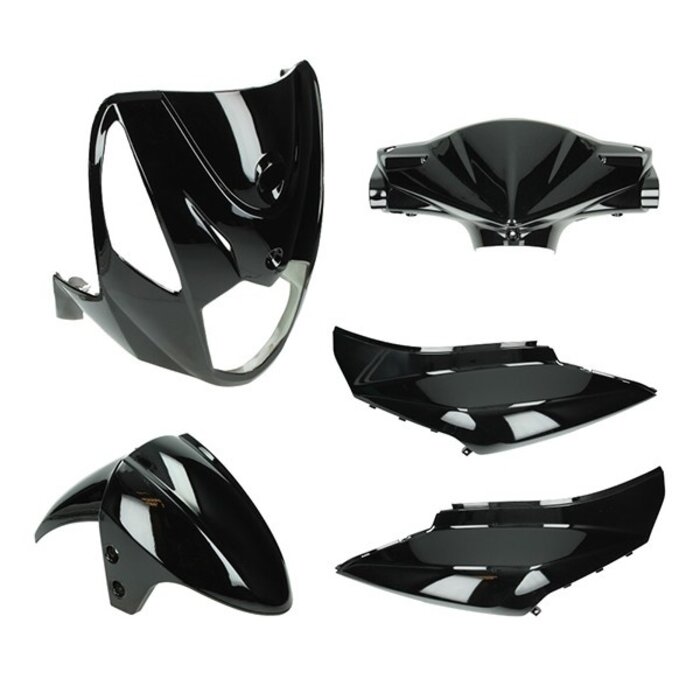 Merkloos Plaatwerkset Sym - Zwart - 5-delig - Orbit - Xpro