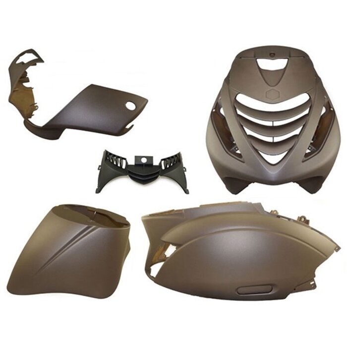 Power1 Power1 plaatwerkset - SP + led lamp - Zip2000 - Bruin mat - 6-delig