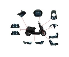 DMP Plaatwerkset NIU blauw 10-delig