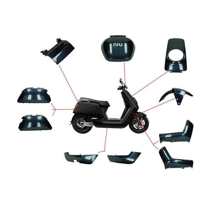 DMP DMP plaatwerkset - NIU - N1 - Blauw - 10-delig