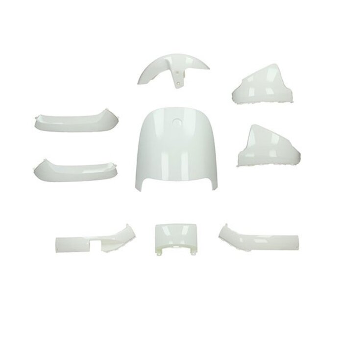 Merkloos Plaatwerkset - Segway E110 - Segway E125 - Wit glans - 9-delig