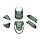 DMP plaatwerkset - Euro-4 - Kisbee - Titanium mat - 6-delig