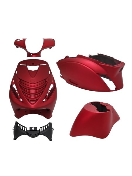ART plaatwerkset model SP EVO-1 dicht candy red zip2000 rood mat DMP 5-delig