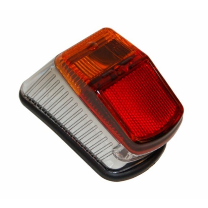 MERKLOOS Merkloos Achterlicht - Rood/Chroom - Past op Kreidler