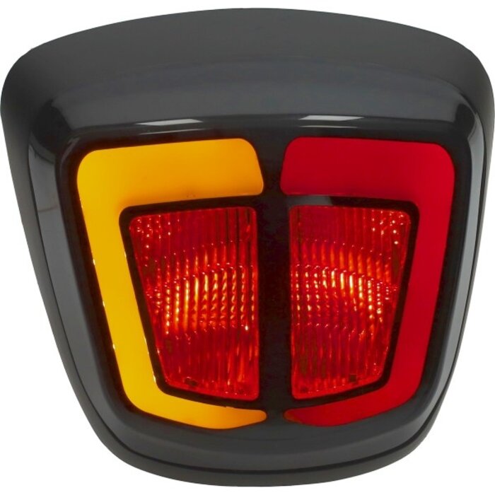 Power1 Power1 achterlicht e-keur + knipperlichten led smoke euro-4/5 primav/sprin zwart mat