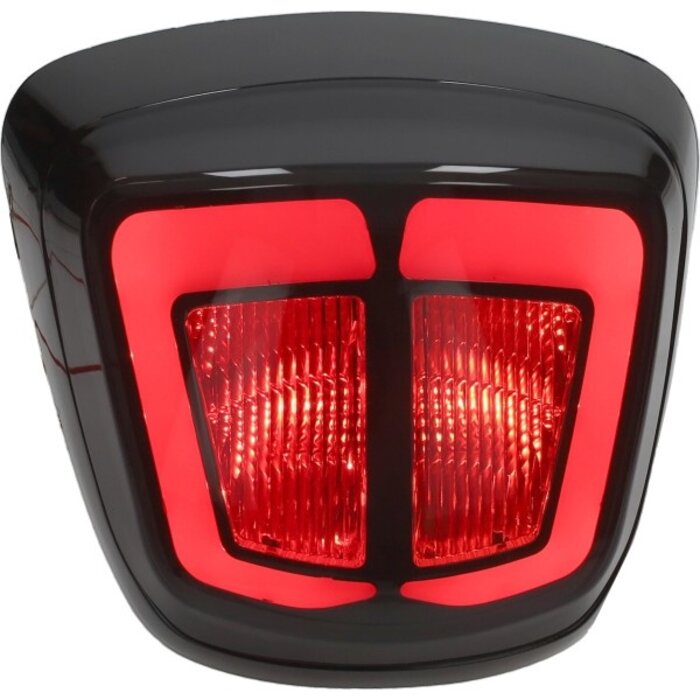 achterlicht e-keur led smoke euo-4/5 primav/sprin zwart glans Power1