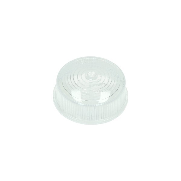 ART knipperlichtglas met 2 klik nokjes china retro/torino wit voor/achter