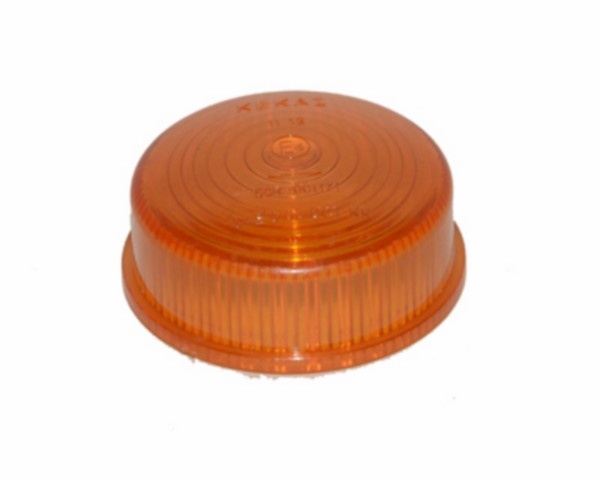 ART knipperlichtglas china retro/torino oranje voor/achter