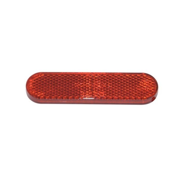 Merkloos reflector achterspatbord primav/sprin/vespa lx/zip2000 rood 58233r