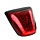 Achterlicht led tube E-keur rand mat zwart/rood glas primav/sprin DMP