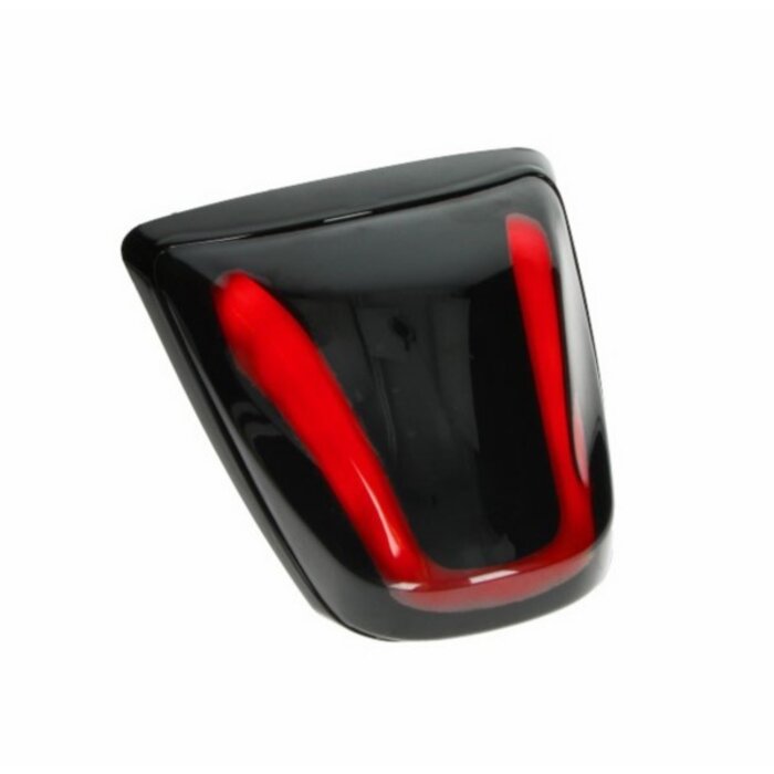 achterlicht led tube E-keur rand zwart glans/smoke glas >2018 primav/sprin DMP