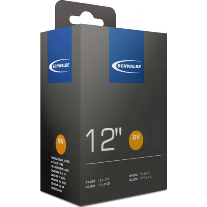 Schwalbe Schwalbe Binnenband - DV1 - 12" - ERTRO 47/62-203 - Dunlopventiel
