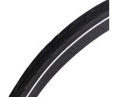 MERKLOOS Buitenband 26 x1 3/8" / 37-590 - zwart met witte lijn