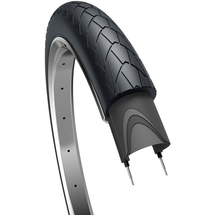 Edge Buitenband Edge Mambo 28 x 2.00"/ 50-622 mm - zwart met reflectie