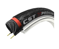 CST Buitenband Xpedium One 28 x 1.40" / 37-622 mm - zwart met reflectie