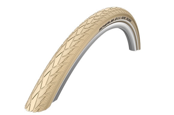 Schwalbe Buitenband Schwalbe Road Cruiser K-Guard 28 x 1.60" / 42-622 mm - créme met reflectie