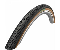 Schwalbe Buitenband Road Cruiser K-Guard 28 x 1.60" / 42-622 mm - zwart/coffee met reflectie