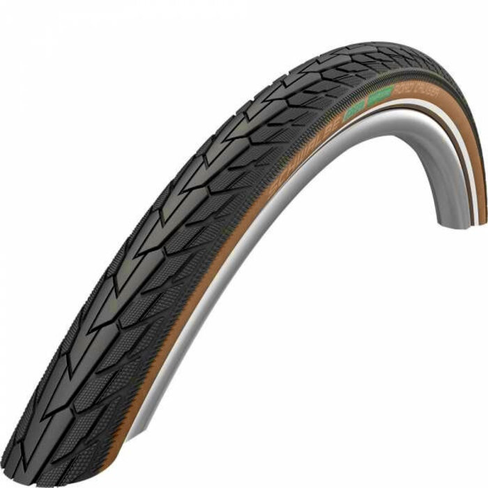 Schwalbe Buitenband Schwalbe Road Cruiser K-Guard 28 x 1.60" / 42-622 mm - zwart/coffee met reflectie