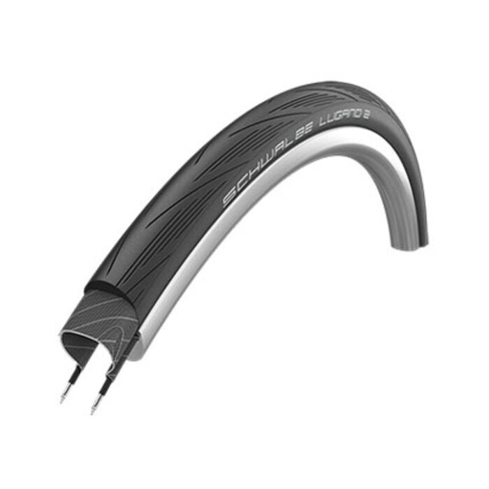 Schwalbe Buitenband Schwalbe Lugano II Endurance Reinforced Tread 700 xî 25C / 25-622mm - zwart