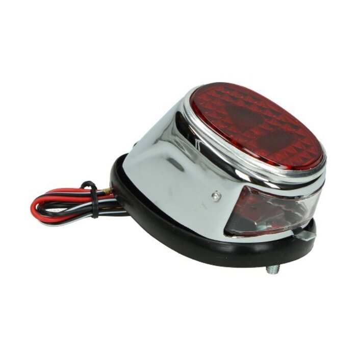 achterlicht ot compleet +rubber maxi/ms50/mv50 chroom