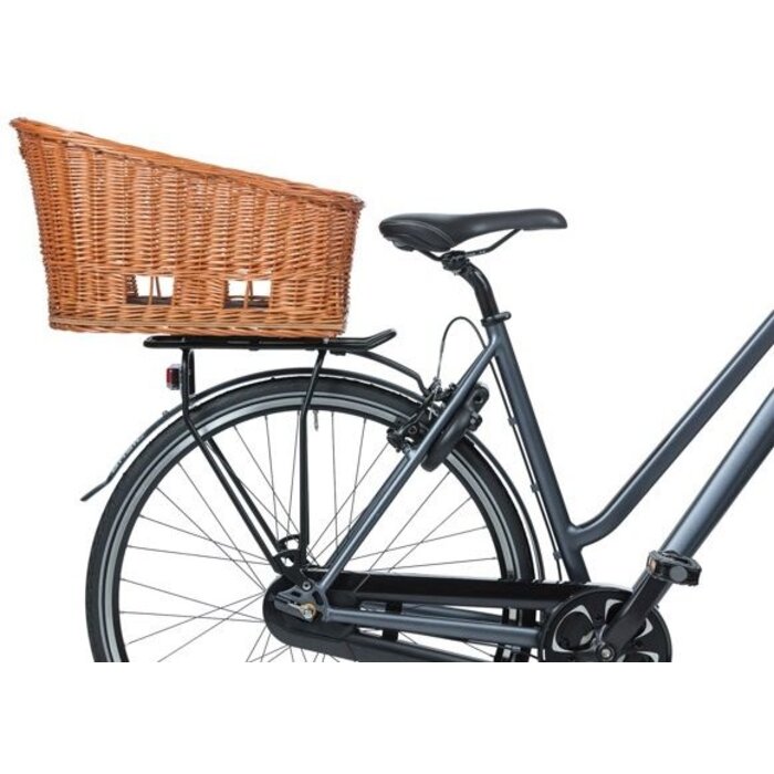 Basil Hondenfietsmand MIK Basil Pasja - large - achtermand - natural