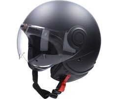 CAB Helm demi-jet E-06 keur comfort XS zwart mat/zwart