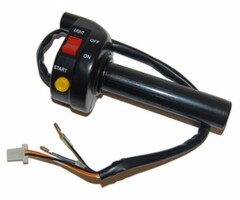 gashandel + stuurschakelaar compleet universeel scooter DMP=op=op